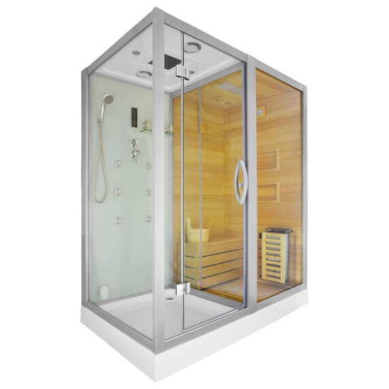 Kombinirana sauna Rain bijela