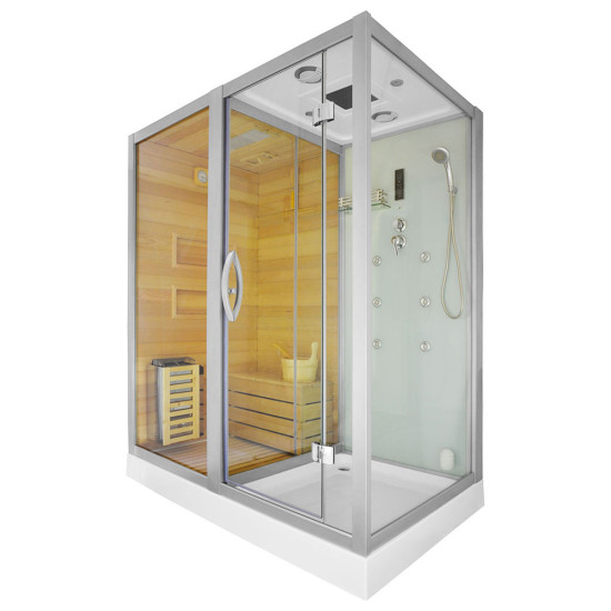 Kombinirana sauna Rain bijela