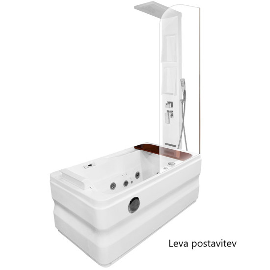 Hidromasažna kada Ara s paravanom