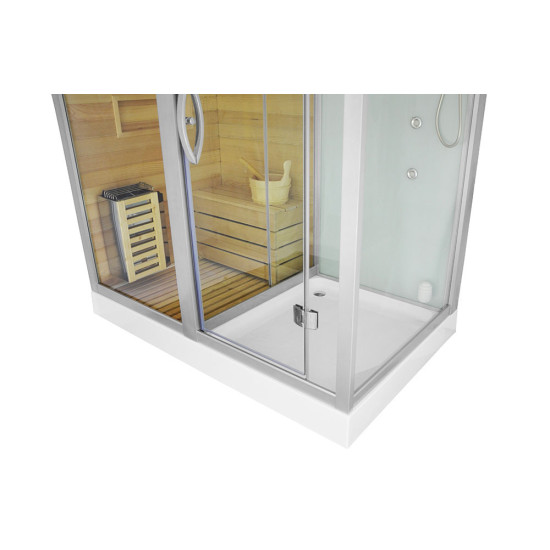 Kombinirana sauna Rain bijela