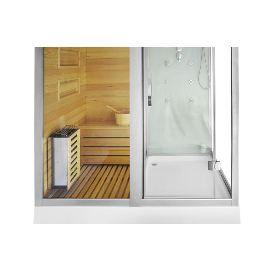 Kombinirana sauna Rain bijela