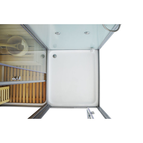 Kombinirana sauna Rain bijela