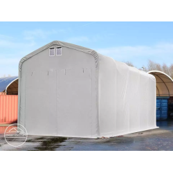Skladišni šator 5x10m vatrootporan s vratima 4,1x3,5 m, cerada PRIMEtex 2300