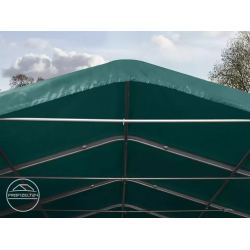 Skladišni šator 6x6m s vratima 4,1x2,9 m, PVC cerada 850 Skladišni šator 6x6m s vratima 4,1x2,9 m, PVC cerada 850