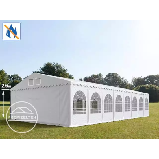 Šator za događaje 8x16 Vatrootporan - 550g/m2 s osnovnim okvirom