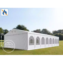 Šator za događaje 8x20 Vatrootporni - 550g/m2 s osnovnim okvirom