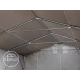 Šator za skladištenje 4x10 m - bočna visina 3,0 m sa patentnim zatvaračem, PVC 850