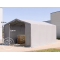 Skladišni šator 6x8 m - bočna visina 3,0 m s patentnim zatvaračem, PVC cerada 850