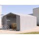 Skladišni šator 6x8 m - bočna visina 3,0 m s patentnim zatvaračem, PVC cerada 850