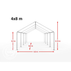 Šator za događaje 4x8 PE cerada 450g Šator za događaje 4x8 PE cerada 450g