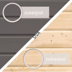 Karibu vrtna kućica Askola 240 sa bočnom i stražnjom stranom Karibu vrtna kućica Askola 240 sa bočnom i stražnjom stranom