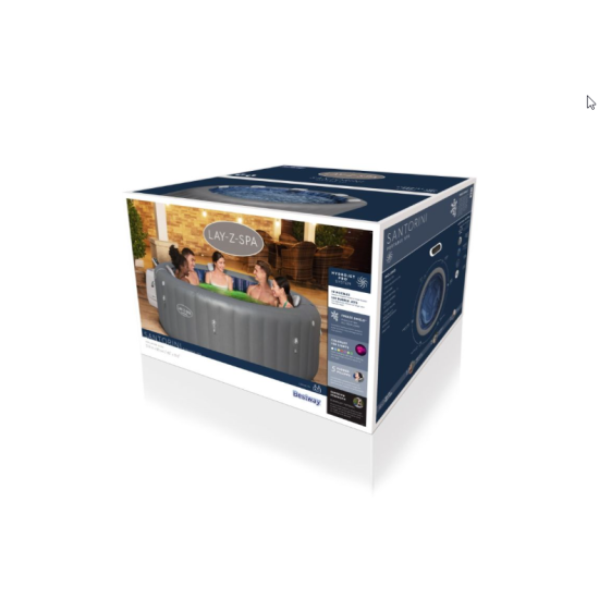 Masažni bazen Lay-Z-Spa® Santorini Smart HydroJet Pro™ 216 x 80 cm