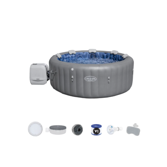 Masažni bazen Lay-Z-Spa® Santorini Smart HydroJet Pro™ 216 x 80 cm