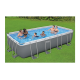 Montažni bazen Power Steel™ Rectangular 549 x 274 x 122 cm sa pumpom s kartonskim filterom