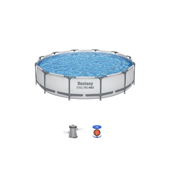 Bazen Steel Pro MAX™ 366 x 76 cm sa pumpom s kartonskim filterom