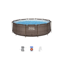 Bazen Steel Pro MAX™ sa pumpom s kartonskim filterom 366 x 100 cm Bazen Steel Pro MAX™ sa pumpom s kartonskim filterom 366 x 100 cm