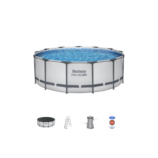 Bazen Steel Pro MAX™ 396 x 122 cm sa pumpom s kartonskim filterom
