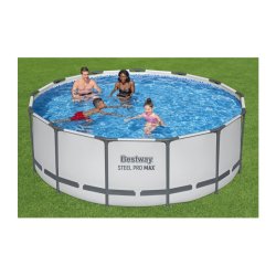 Bazen Steel Pro MAX™ 396 x 122 cm sa pumpom s kartonskim filterom Bazen Steel Pro MAX™ 396 x 122 cm sa pumpom s kartonskim filterom