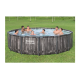Bazen Steel Pro MAX™ 427 x 107 cm s uzorkom drveta sa pumpom s kartonskim filterom