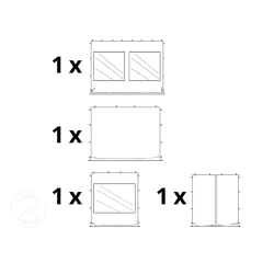 Vrtni paviljon POP UP 3x4,5 / 4 stranice Vrtni paviljon POP UP 3x4,5 / 4 stranice