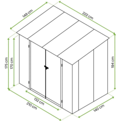 Vrtna kućica KENT Vrtna kućica KENT