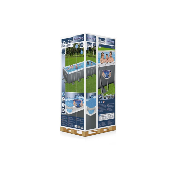 Bazen Power Steel Pro MAX 640 x 274 x 132 cm s filtarskom pješčanom pumpom