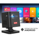 BYINTEK P19 prijenosni 3D LED DLP projektor, Android, WiFi, Bluetooth, 2GB+32GB, baterija, 350 lumena, zvučnici, max 4K UHD, HDMI + ugrađeni stalak + torbica