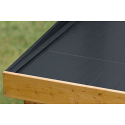 Karibu vrtna kućica Askola 280 sa bočnom i stražnjom stranom Karibu vrtna kućica Askola 280 sa bočnom i stražnjom stranom