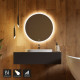LED ogledalo okruglo EMMI – 80 cm