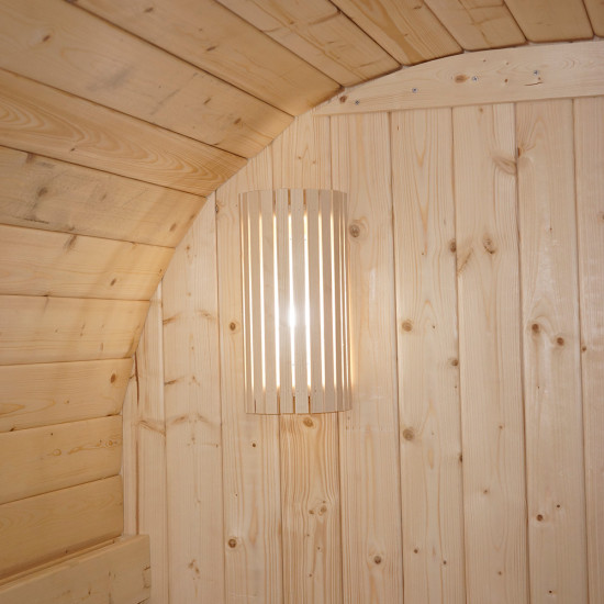Tradicionalna vanjska sauna CUBE DELUXE L