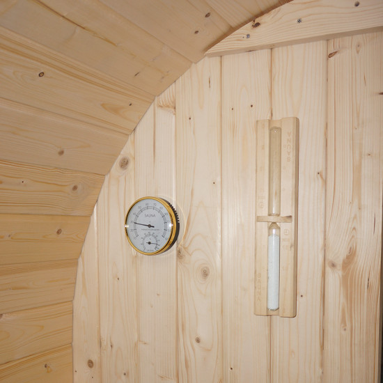 Tradicionalna vanjska sauna CUBE DELUXE L