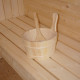 Tradicionalna vanjska sauna CUBE DELUXE L