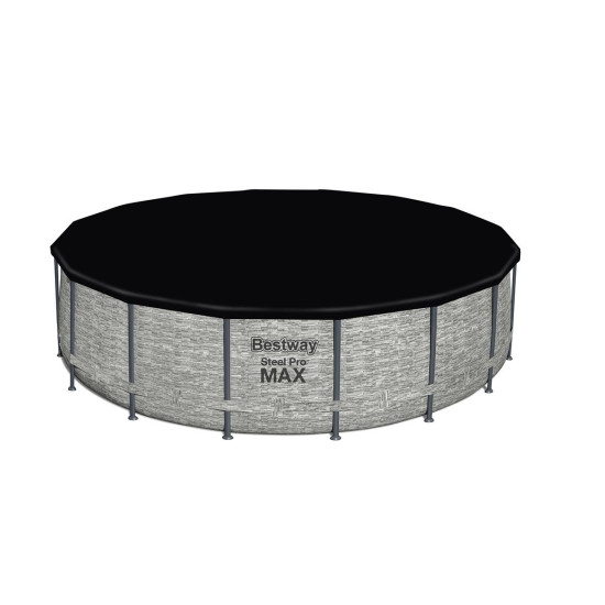 Bazen Steel Pro MAX™ 488 x 122 cm s kamenim uzorkom sa pumpom s kartonskim filterom