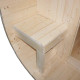 Tradicionalna vanjska sauna CUBE DELUXE L