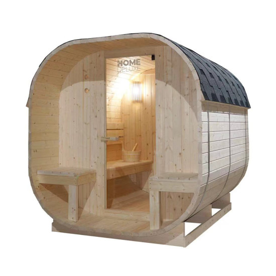 Tradicionalna vanjska sauna CUBE DELUXE L