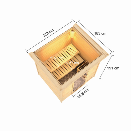 Tradicionalna sauna Adelina