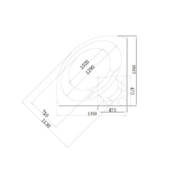 Masažna kada  LAGUNA - L Mini  Masažna kada  LAGUNA - L Mini