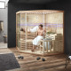 Tradicionalna sauna Skyline XL BIG umjetni kameni zid