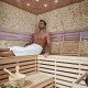 Tradicionalna sauna Skyline XL BIG umjetni kameni zid