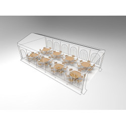 Šator za događaje 6x12 PE cerada 450 Šator za događaje 6x12 PE cerada 450