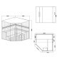 Tradicionalna sauna Shadow - XL BIG
