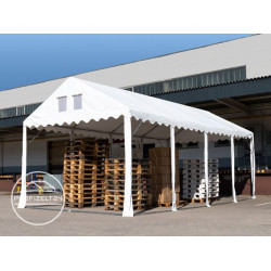 Šator za skladištenje 4x4 m - PVC 750 s osnovnim okvirom Šator za skladištenje 4x4 m - PVC 750 s osnovnim okvirom