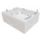 Hidromasažna kada DIABLO 666, bijela, 180x150 CM