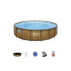 Bazen Power Steel™ Swim Vista 549 x 122 cm s uzorkom drveta sa pumpom s kartonskim filterom Bazen Power Steel™ Swim Vista 549 x 122 cm s uzorkom drveta sa pumpom s kartonskim filterom