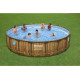 Bazen Power Steel™ Swim Vista 549 x 122 cm s uzorkom drveta sa pumpom s kartonskim filterom Bazen Power Steel™ Swim Vista 549 x 122 cm s uzorkom drveta sa pumpom s kartonskim filterom