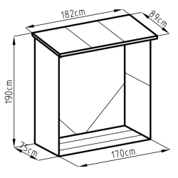 Nadstrešnica za drva WA4 Nadstrešnica za drva WA4