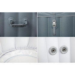 Masažni bazen Bestway Lay-Z-Spa Hawaii HydroJet Pro 180 x 180 x 71 cm Masažni bazen Bestway Lay-Z-Spa Hawaii HydroJet Pro 180 x 180 x 71 cm