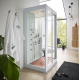 Parni tuš White Luxory XL