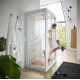 Parni tuš White Luxory XL