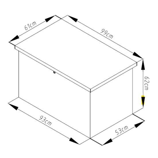 Kutija za skladištenje Box 295 L Kutija za skladištenje Box 295 L